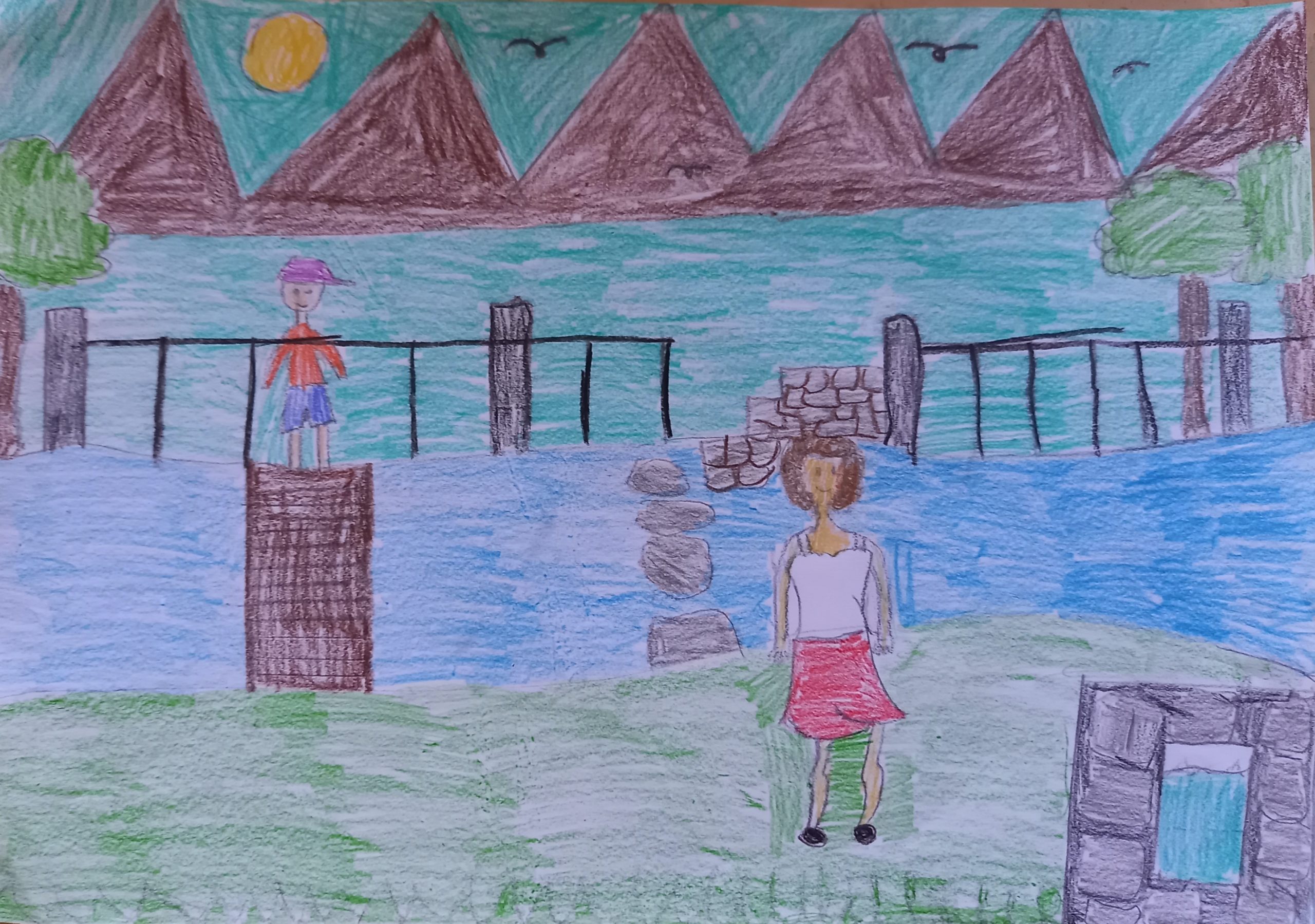 Disegno di Sofia Zurru, 9 anni (Concorso "Un disegno per RurAbility")