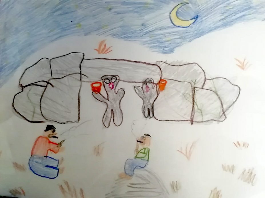 Disegno di Agata Pisanu, 8 anni (Concorso "Un disegno per RurAbility")